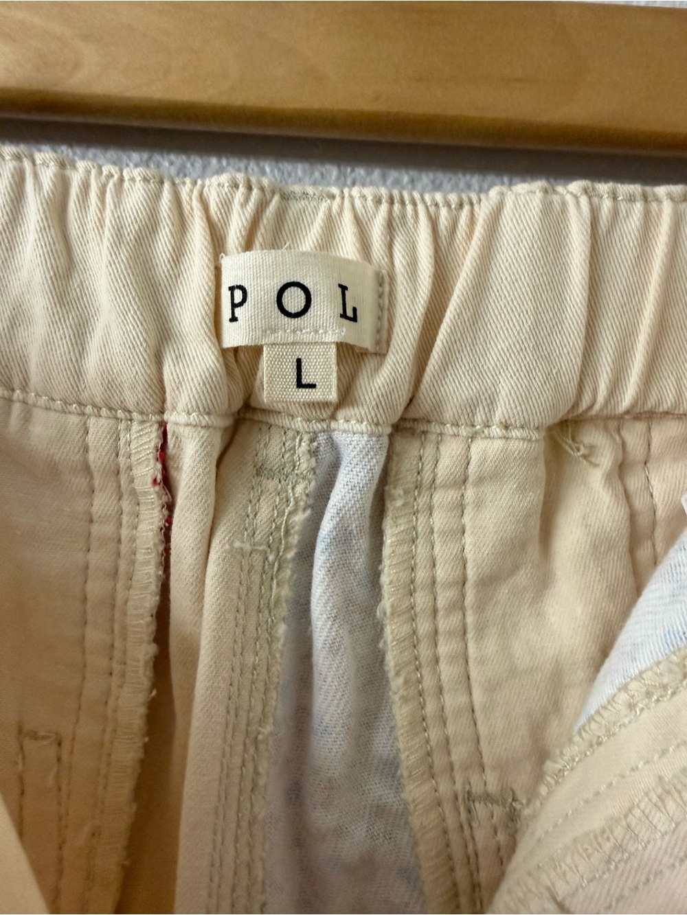 POL Boho Patchwork Wide Leg Pants, 100% Cotton, Size Large - Picture 5 of 6